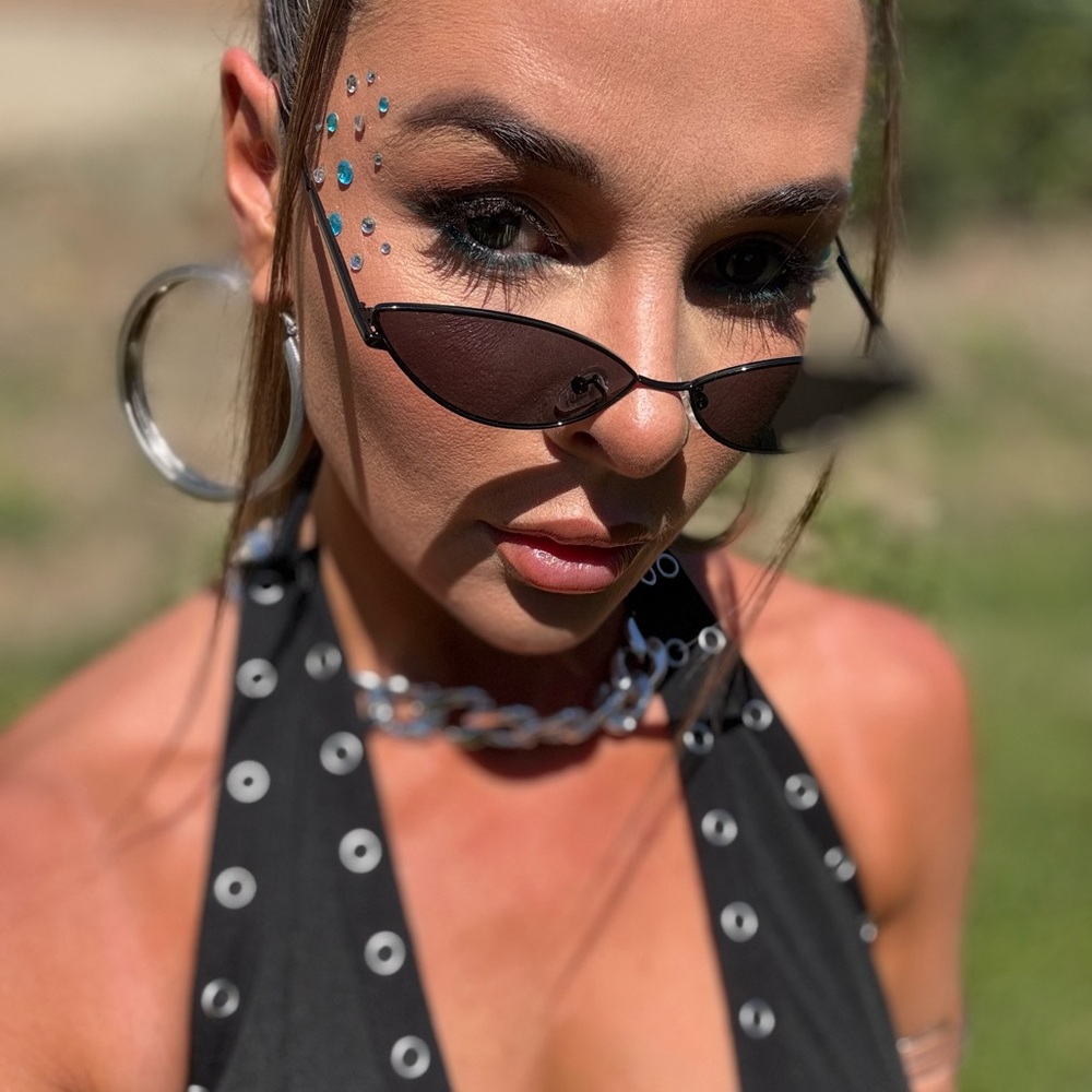 Black and White Patterned Top